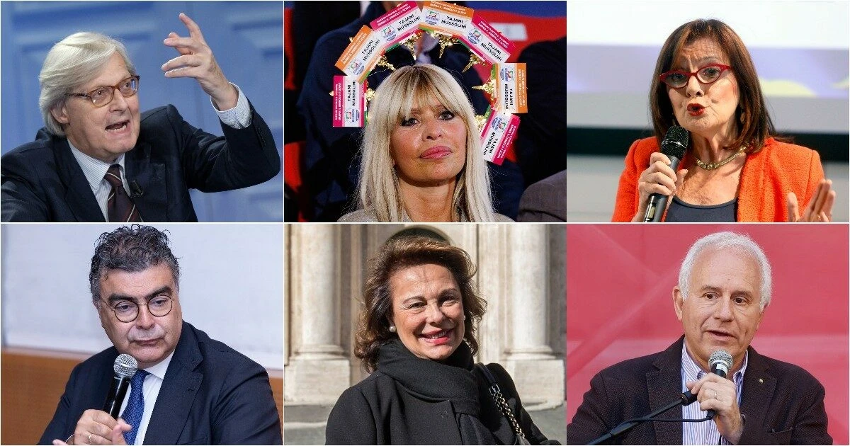 Europee, chi è rimasto senza poltrona: da Sgarbi a Mussolini fino alla moglie di Mastella e Fiano. Tutti gli esclusi