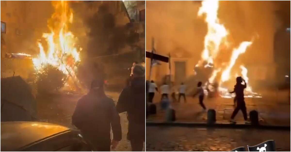 Roghi, lanci di sassi e bombe carta: notte di “follia” a Napoli per il cippo di Sant’Antonio Abate. La video-denuncia di Borrelli