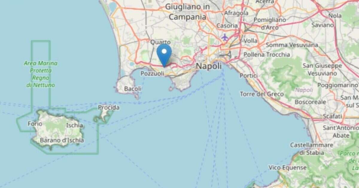 Scossa di terremoto di magnitudo 3.7 ai Campi Flegrei, nella zona Pisciarelli: avvertita anche a Napoli