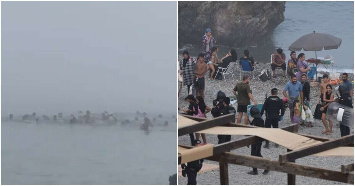 Centinaia di migranti arrivano a nuoto sulle spiagge di Ceuta dal Marocco: molti minorenni