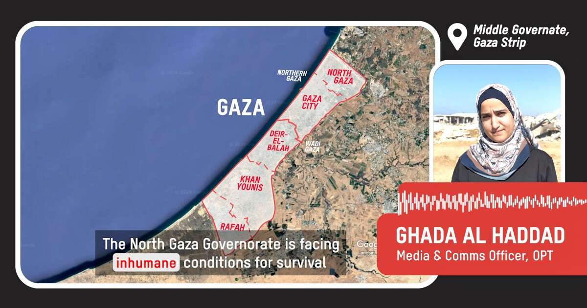 Voci di Gaza – “Israele ha imposto un blocco completo alla fornitura di aiuti nel nord della Striscia. Vediamo scene apocalittiche”