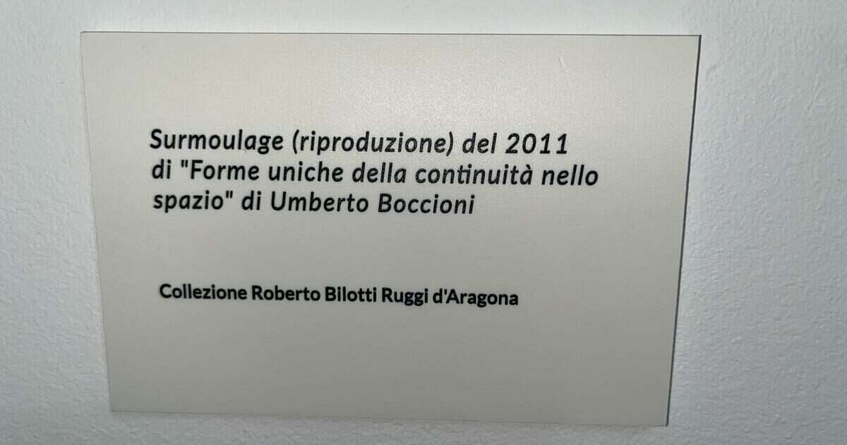 Gnam, Boccioni rimosso dalla mostra sul Futurismo per la lite sulla didascalia