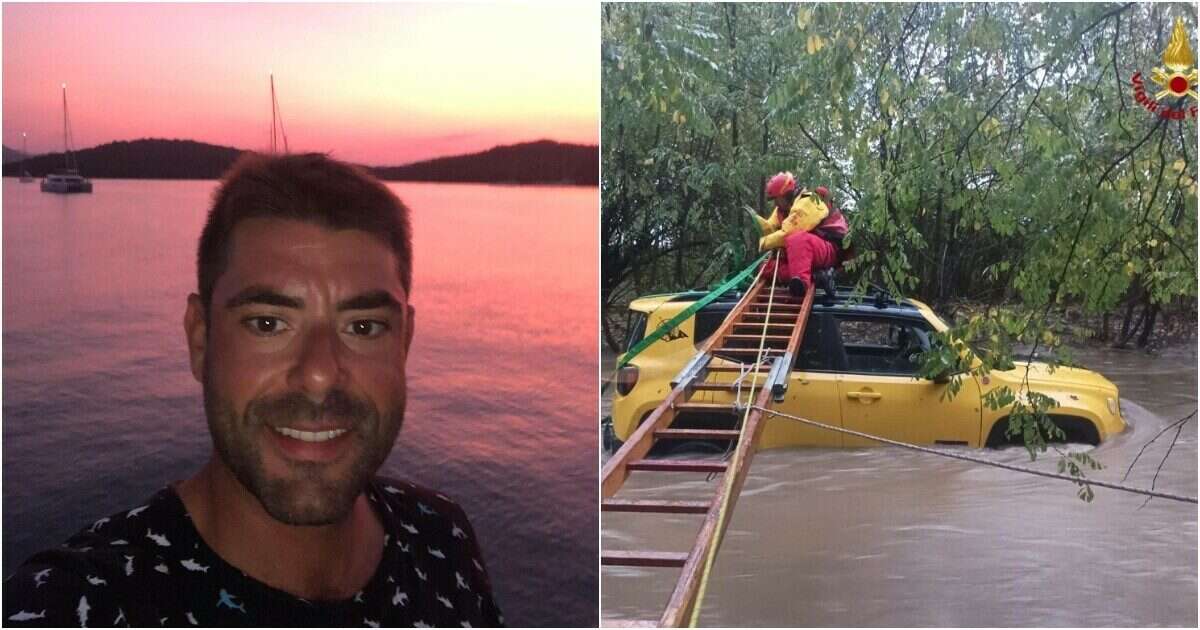 Davide Manca è stato trascinato via dall’acqua: ritrovato il corpo del 41enne scomparso sabato sera in Sardegna