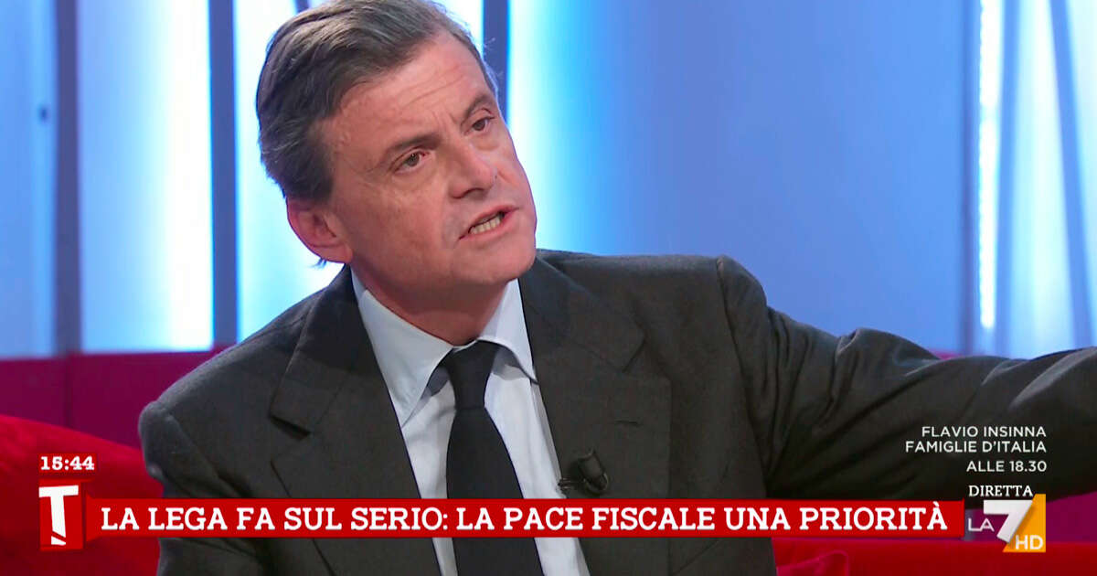 Calenda a La7: “L’unica rottamazione che serve è quella di Salvini, questo è un governo di incapaci che sa solo dare un po’ di mance”