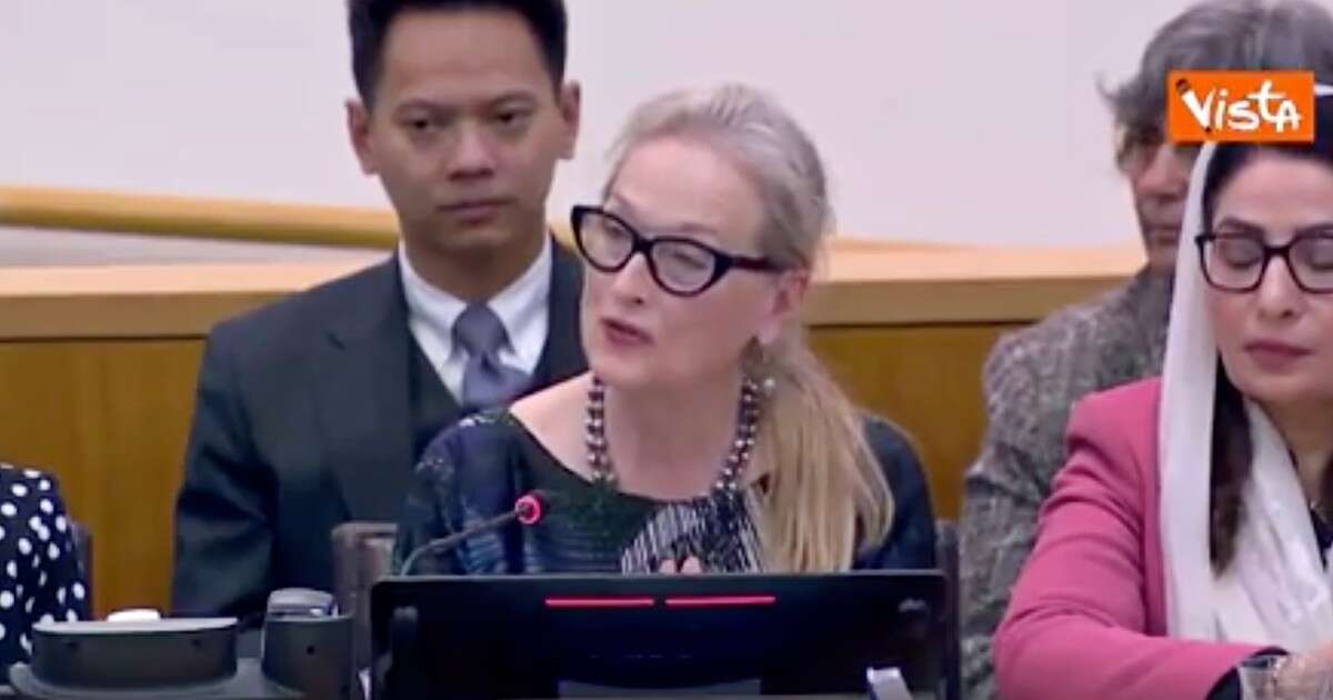 “Oggi a Kabul un uccellino può cantare, una ragazza no”: il discorso di Meryl Streep all’Onu per i diritti della donne afgane