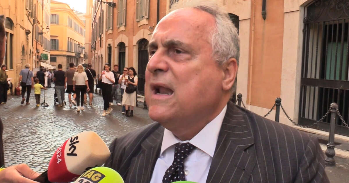 Lotito perde la pazienza col cronista: “Norma sui reati tributari? Lei non sa di cosa parla…”