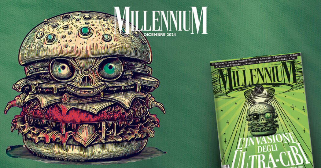 Millennium in vendita su Amazon, store online e librerie il numero di dicembre sugli “ultracibi”