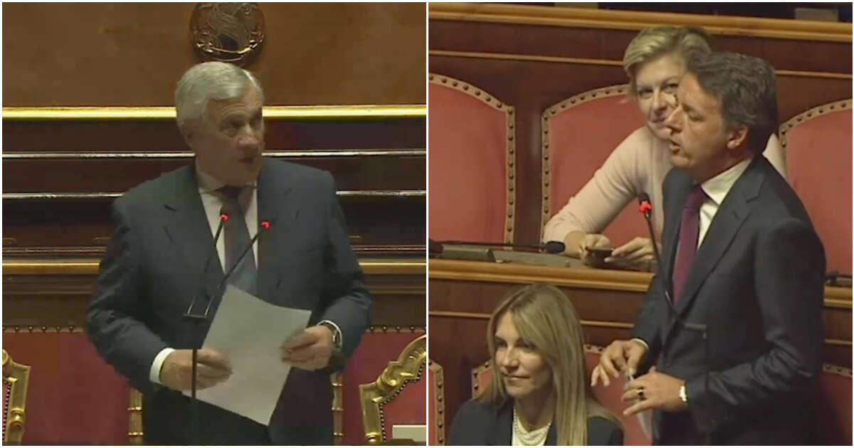 Battibecco tra Renzi e Tajani in Senato: “È il ministro del ‘boh’”. La replica: “Sulla sua politica si sono già espressi gli italiani…”