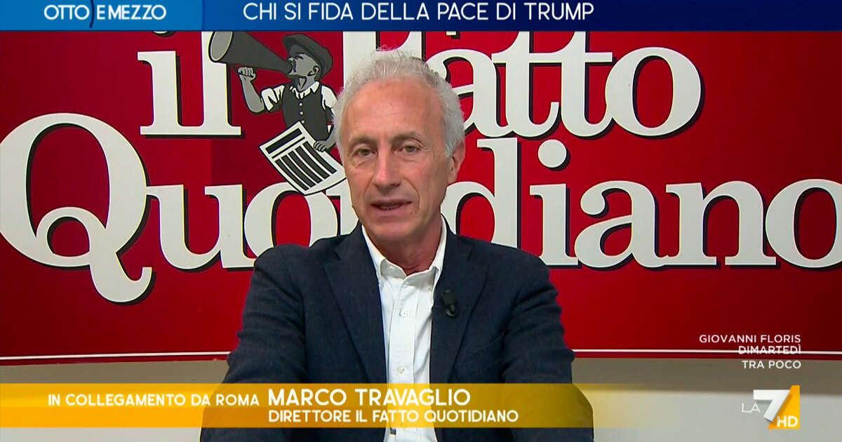 Riarmo europeo, Travaglio a La7: “Meloni prima approva il piano e poi lo critica, è un grave caso psicoanalitico di dissociazione”