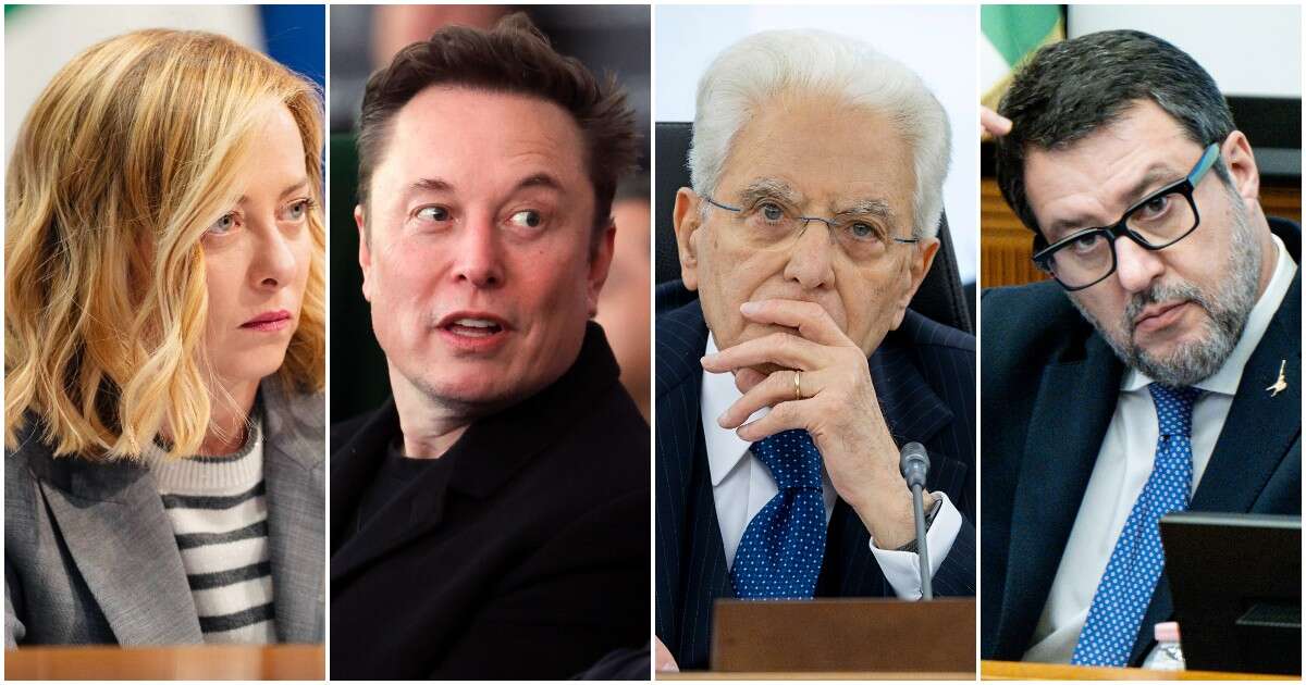 “Musk vuole incontrare Mattarella per salvare l’accordo su Starlink”. Salvini: “Da firmare domani”. Il Pd: “Roba da matti irresponsabili”