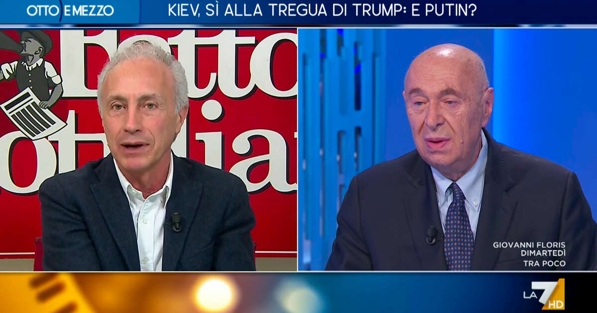 Riarmo Ue, Travaglio a La7: “Prima di parlare di difesa comune l’Europa dovrebbe darsi una politica estera”. Botta e risposta con Mieli