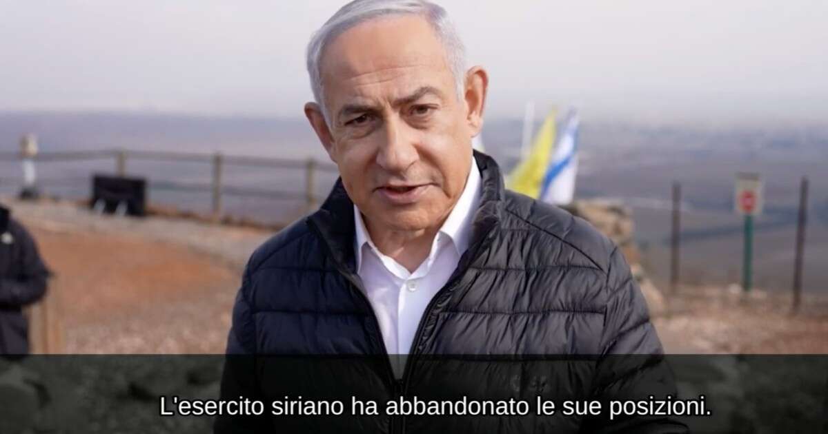 Netanyahu: “Abbiamo occupato le zone cuscinetto del Golan al confine con la Siria. Caduta di Assad crea nuove opportunità per noi”