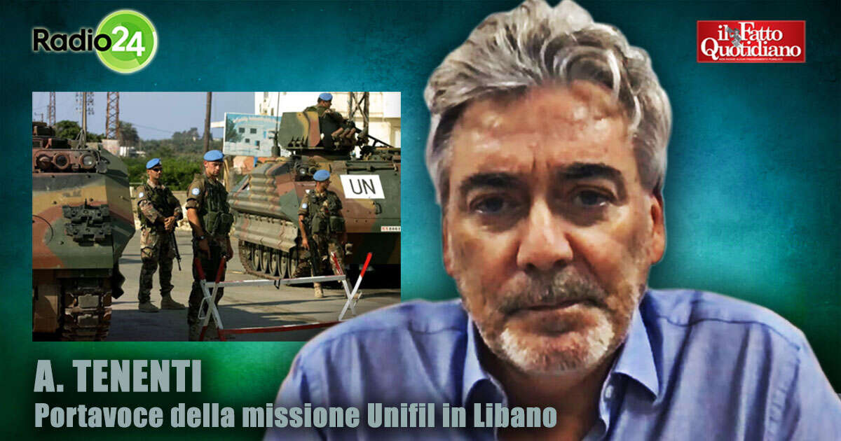 Unifil, il portavoce Tenenti: “Non abbiamo alcuna intenzione di ritirarci. Non esiste una soluzione militare al conflitto ma solo diplomatica”