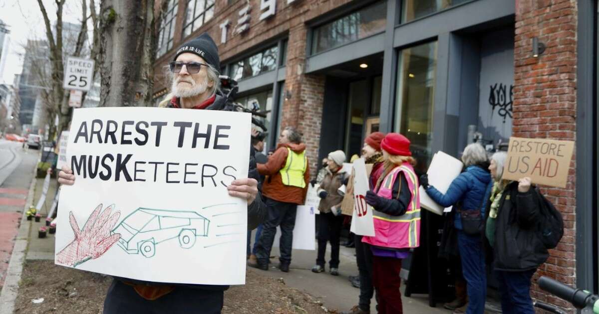 “Detronizzate Musk”: decine di proteste davanti alle concessionarie Tesla in Usa. I rischi del sostegno a Trump