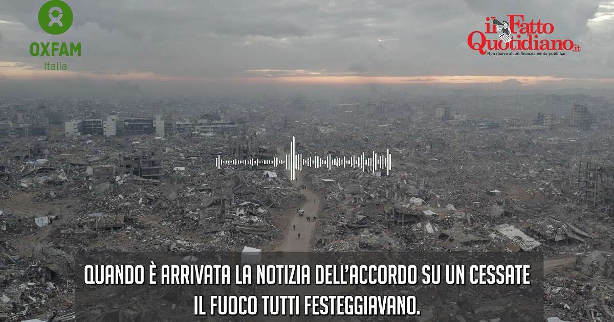 Voci di Gaza – “Non riesco a credere che dopo 15 mesi dormirò in un letto”. Indagine ong: “Israele ha sistematicamente bloccato aiuti”