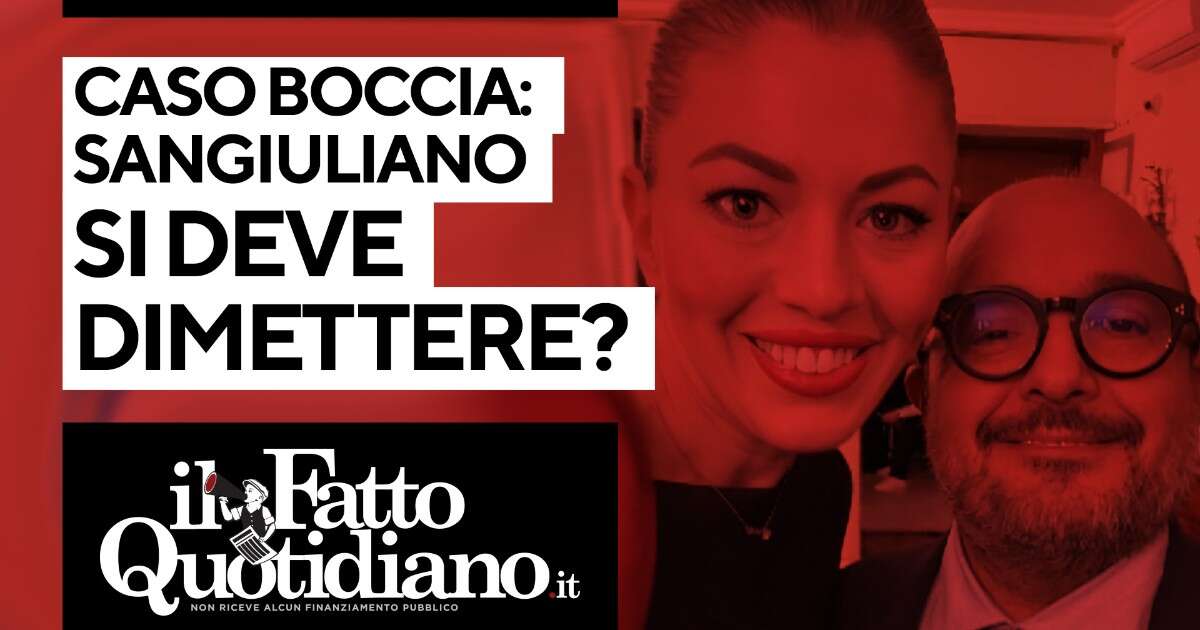 Caso Boccia: Sangiuliano si deve dimettere? Segui la diretta con Peter Gomez