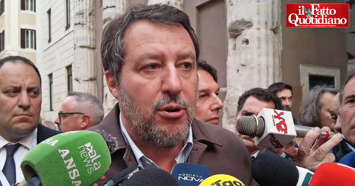 Salvini: “Armi all’Ucraina nel 2025? Sì, ma non per attaccare in territorio russo”. E difende Valditara: “A qualcuno i numeri danno fastidio”