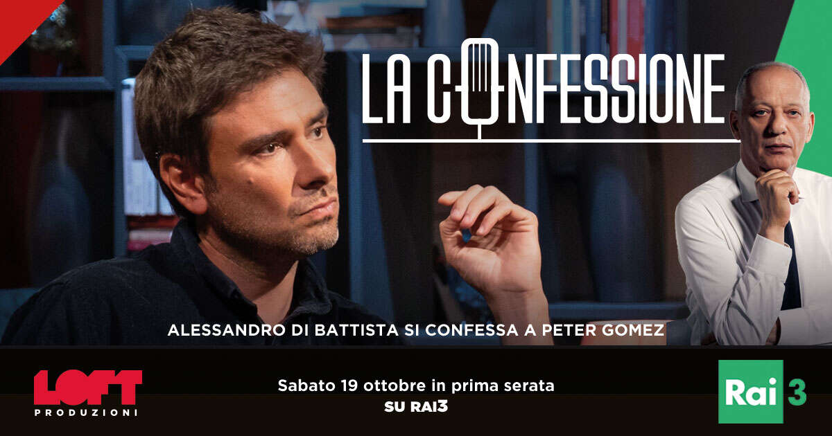 Di Battista a La Confessione di Peter Gomez su Rai3: “Di Maio? Su filoatlantismo e Israele dice minchiate. Io cammino a testa alta, lui no”