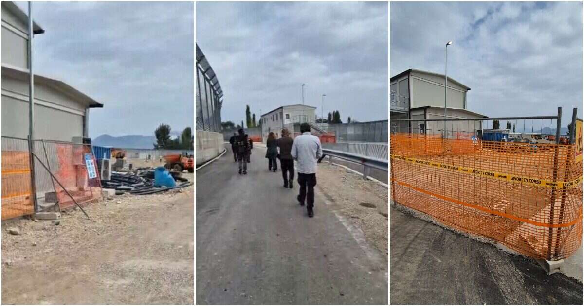 “Perché siamo in carcere?”: i 12 migranti senza risposte nel centro in Albania. Ancora incompiuto: “Finita solo la metà dei lavori”