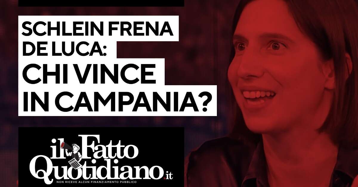 Schlein frena De Luca sul terzo mandato, chi vince in Campania? Segui la diretta con Peter Gomez