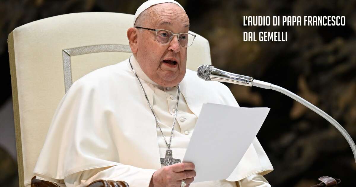 Papa Francesco, il breve messaggio del pontefice dal Gemelli: “Vi accompagno da qui nelle preghiere”