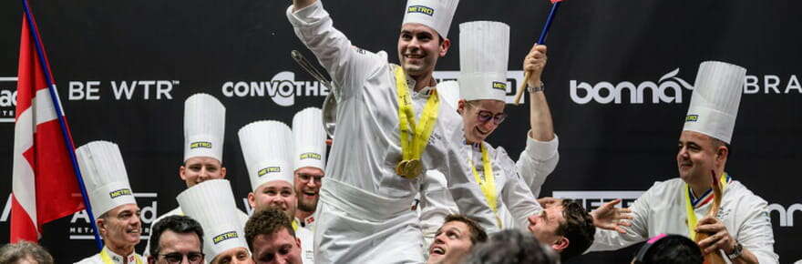 La France et Paul Marcon décrochent le Bocuse d'Or à Lyon