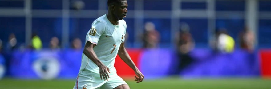 Mondial: trois sur trois pour les Bleus avec un Dembélé en feu