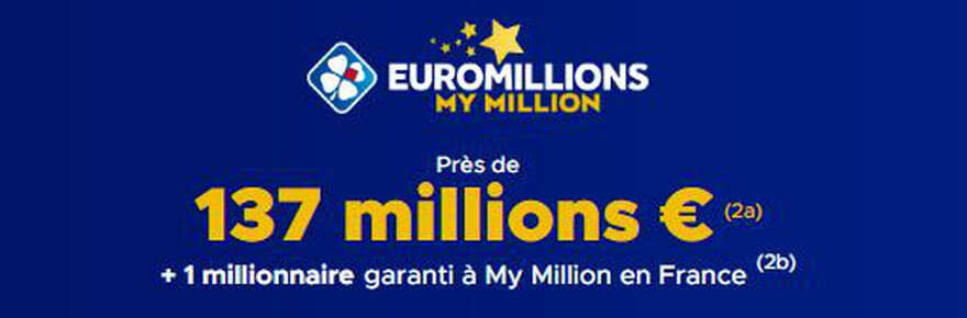 Résultat Euromillions (FDJ) : le tirage de ce mardi 12 novembre 2024, 137 millions d'euros en jeu