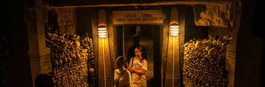 Les Catacombes de Paris, une visite fraicheur pour échapper à la canicule