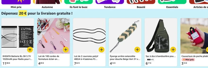 Amazon Haul : le géant de l'e-commerce lance ses offres ultra agressives pour répondre à Aliexpress
