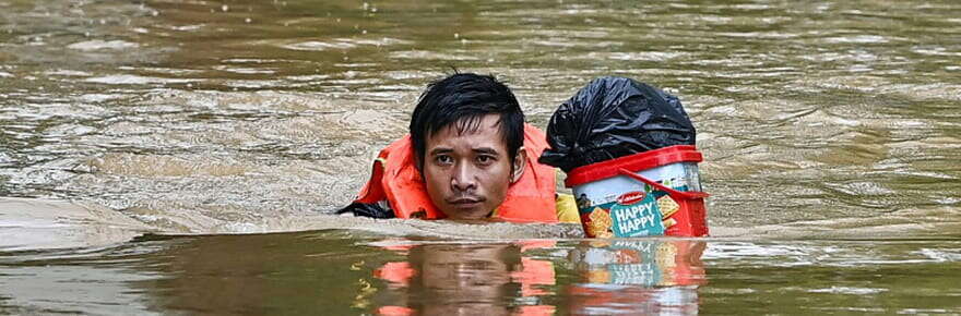 Typhon Yagi au Vietnam: inondations monstres dans le nord, nouveau bilan de 82 morts