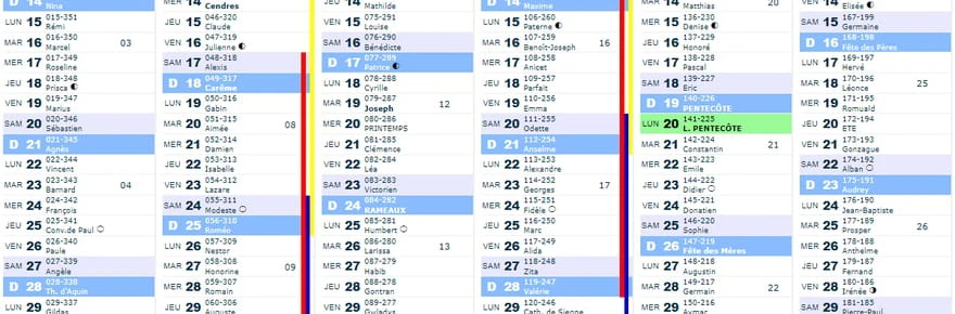 Calendrier 2024 : tous les jours fériés, les longs week-ends et les ponts en France sont déjà connus