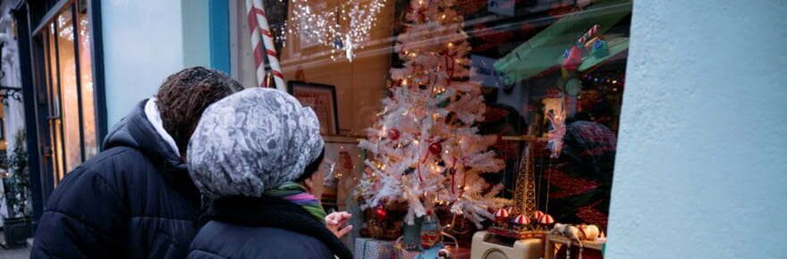 A Londres, une vitrine féerique où aucun jouet n'est à vendre