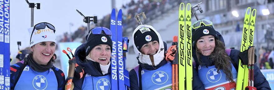 Biathlon. Relais femmes : tenante du titre, une équipe de France XXL qui vise l'or