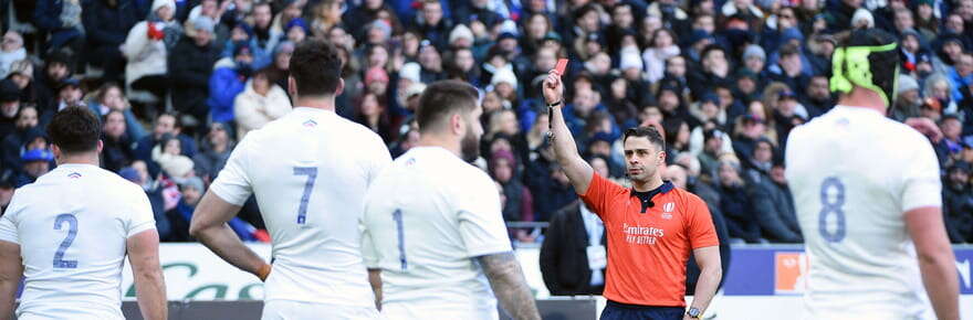 Carton rouge de 20 minutes au rugby : comment fonctionne-t-il ? La règle