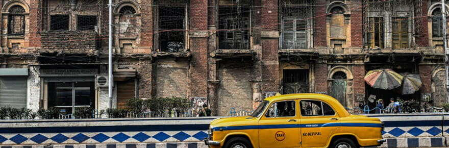 Les antiques taxis jaune de Calcutta bientôt plus qu'un lointain souvenir