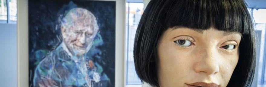 Le robot peintre Ai-Da assure ne pas vouloir 