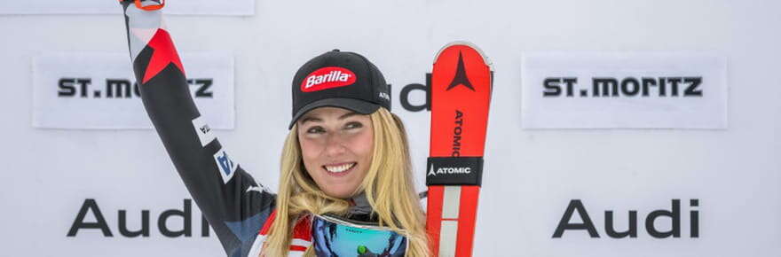 Ski alpin: Shiffrin domine Goggia dans la descente de St-Moritz