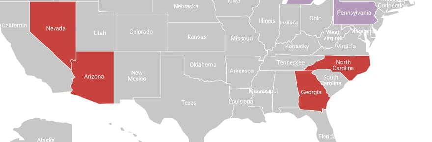 Swing States : Trump et Harris au coude-à-coude, résultats des sondages dans ces 7 Etats-clés de l'élection américaine