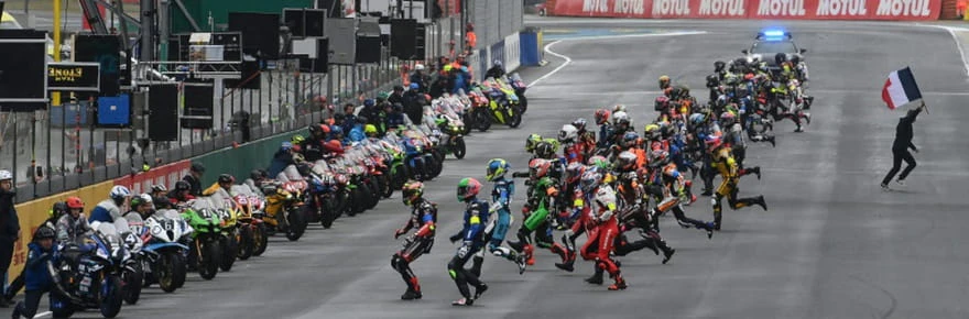 24 Heures motos: au Mans, BMW prend les devants sous la pluie
