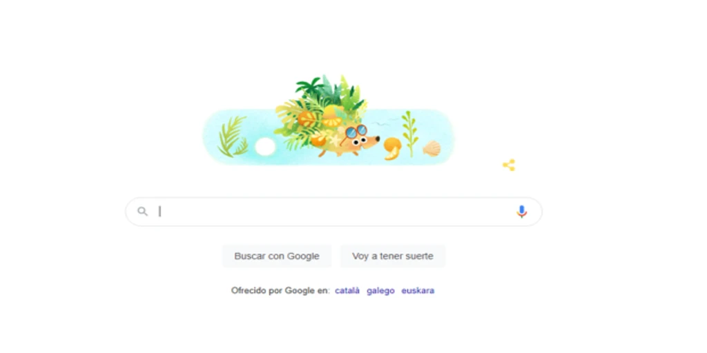 Google le dedica un 'doodle' al comienzo del verano