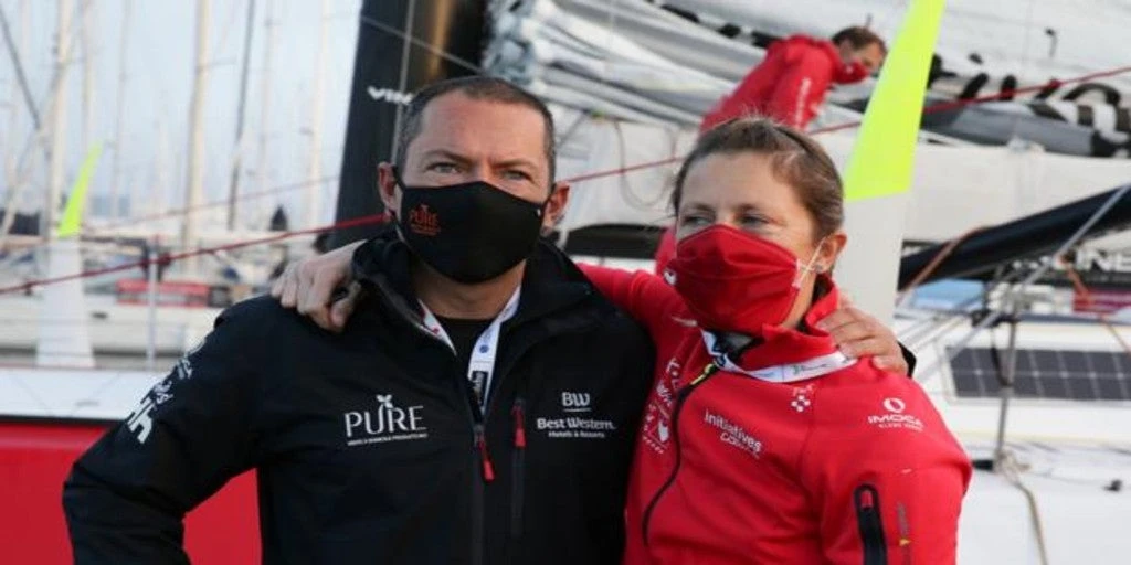 Romain Attanasio y Sam Davies, la pareja de la Vendée