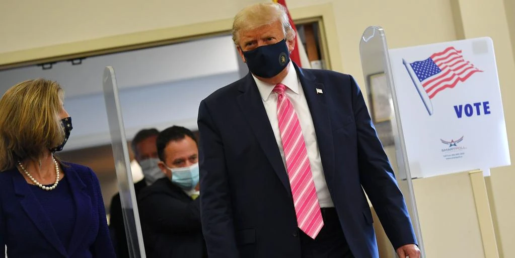 Donald Trump vota por anticipado en Florida