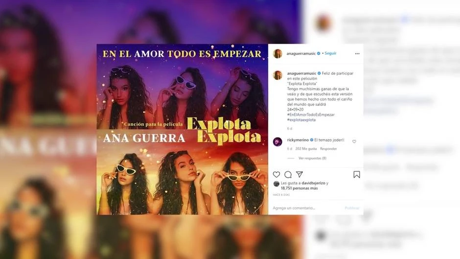 Ana Guerra arranca la semana con la compañía especial de su perro Dumbo