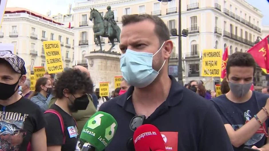 Concentración en Sol contra la subida de la luz: 