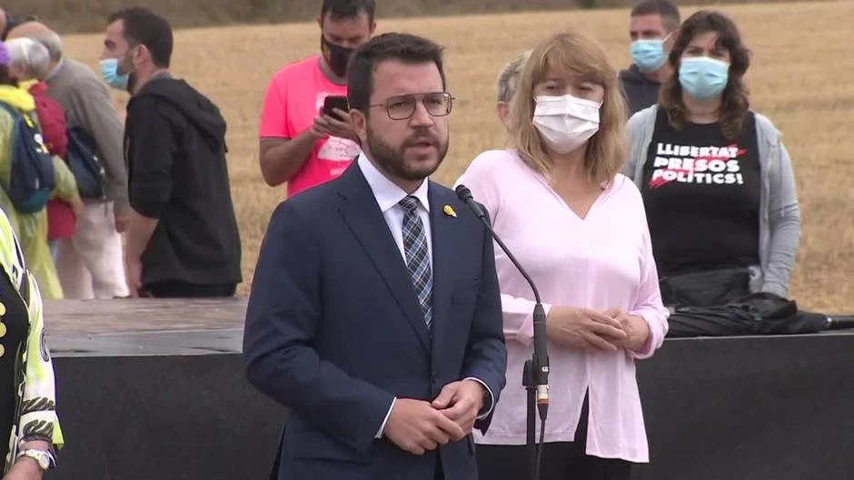 Aragonès pide una solución al conflicto que pase por la amnistía y el referéndum