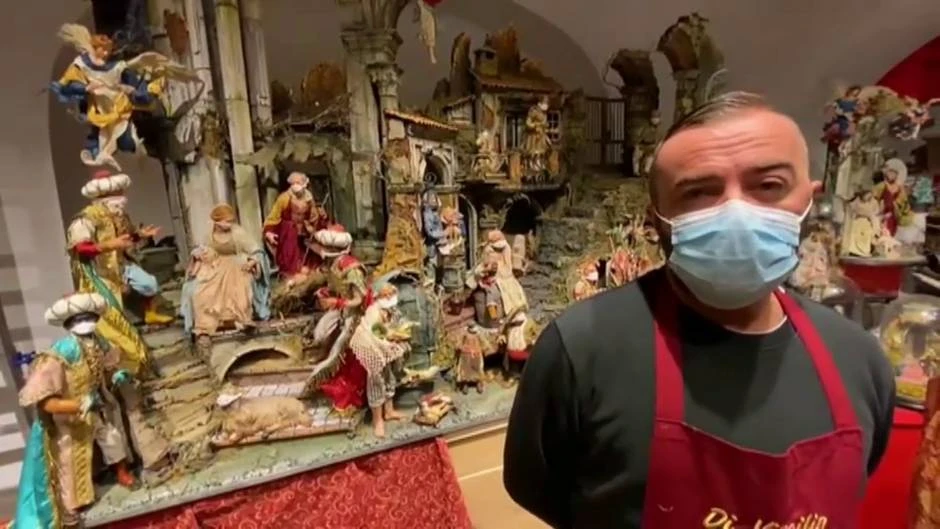 Un belén enmascarado