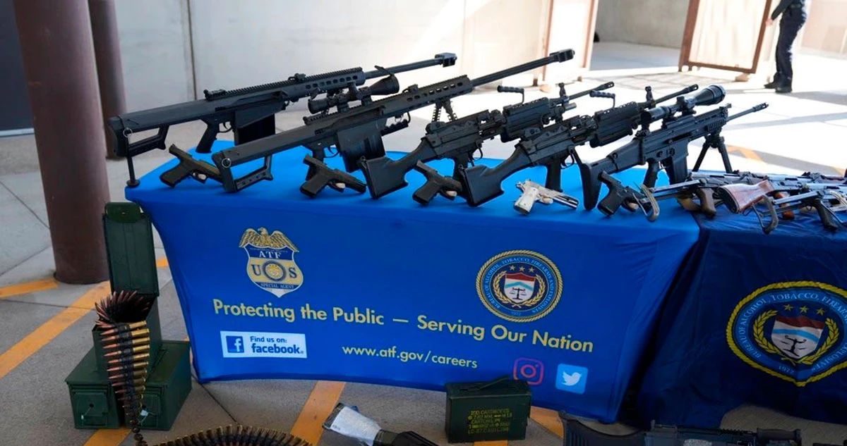 EU frena tráfico de armas hacia México; se han asegurado 11 mil desde enero: CBP