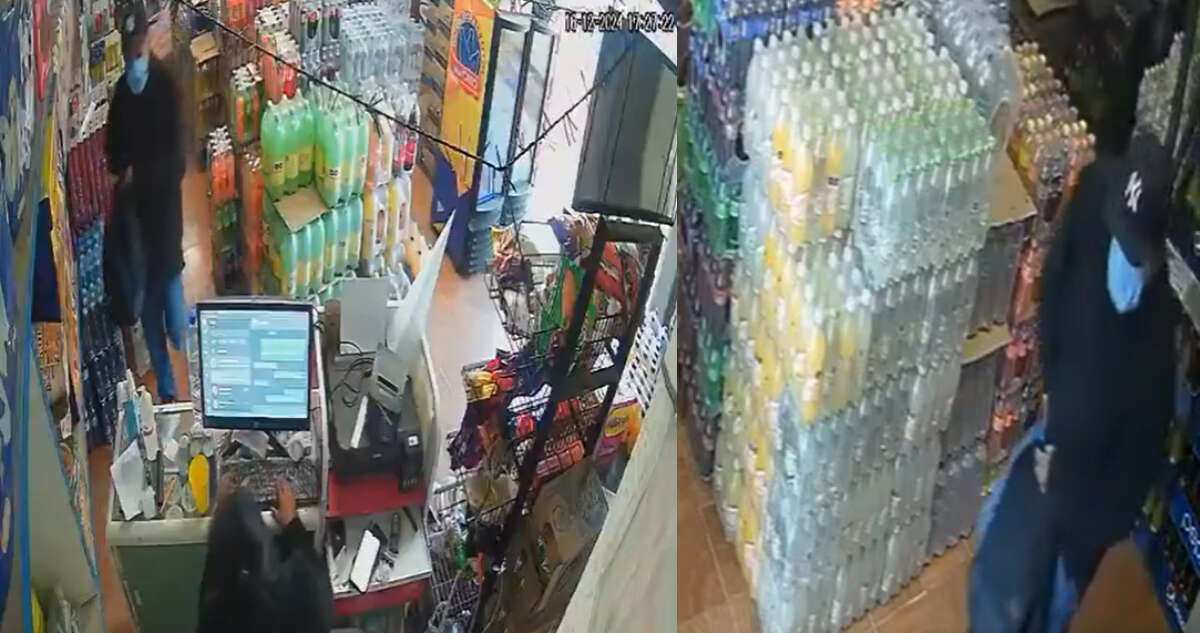 VIDEO ¬ Hombre asalta comercio en Oaxaca y su arma se dispara... en su propia pierna