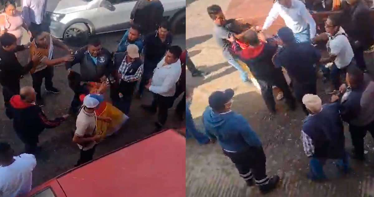 VIDEO exhibe la agresión física de un Edil oaxaqueño a una indígena. Pide licencia